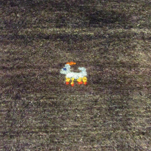 ギャッベ絨毯「牧歌の丘」9210243【195×149】