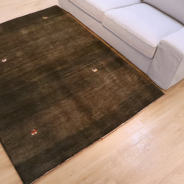 ギャッベ絨毯「牧歌の丘」9210243【195×149】