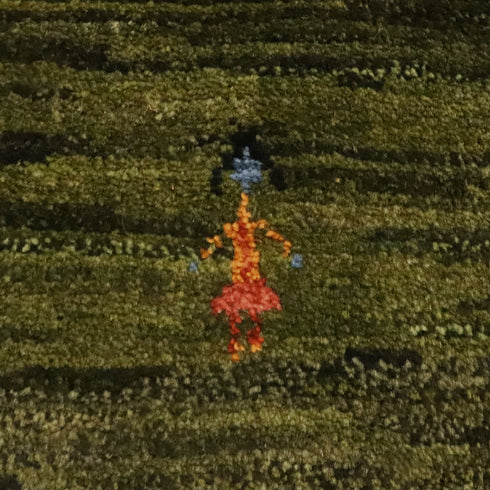 ギャッベ絨毯「個性的な方々」9210629【113×82】