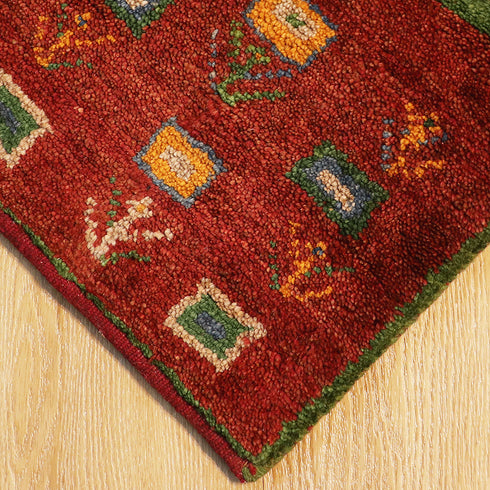 ギャッベ絨毯 9211675【31×34】