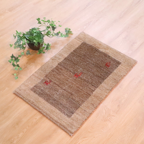 ギャッベ絨毯「大地のぬくもり」9212450【83×57】