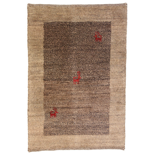 ギャッベ絨毯「大地のぬくもり」9212450【83×57】