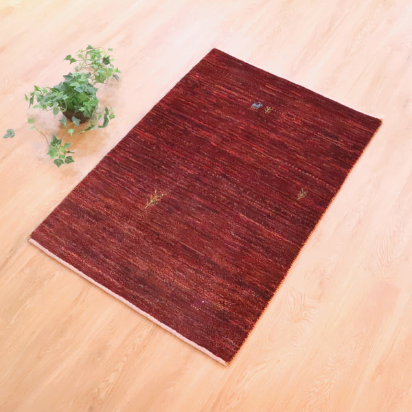 ギャッベ絨毯 「レアキャラ」 9215528【117×80】