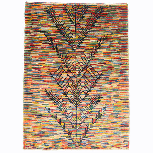 ギャッベ絨毯 「アーティスティック」 9216614【144×105】