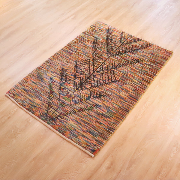 ギャッベ絨毯 「アーティスティック」 9216614【144×105】