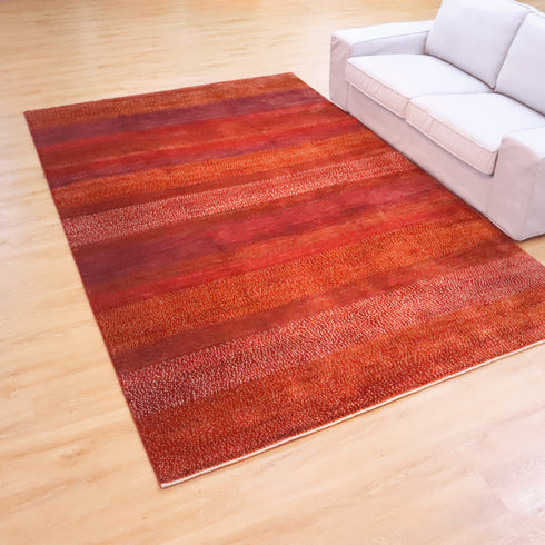 ギャッベ絨毯 「緋織の点景」 921827【306×191】