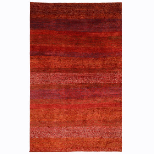 ギャッベ絨毯 「緋織の点景」 921827【306×191】