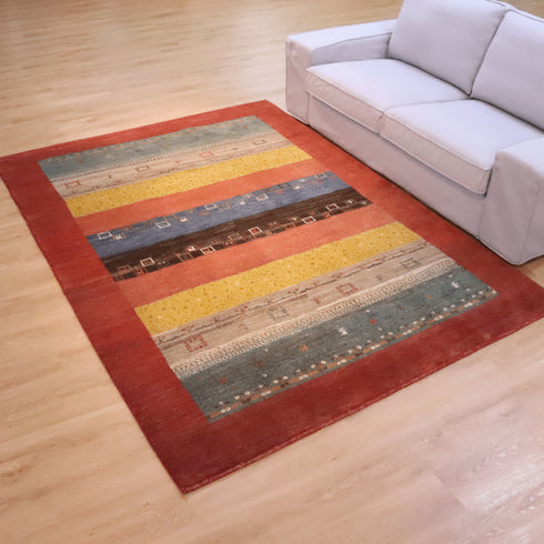 ギャッベ絨毯「春夏秋冬」9221438【243×173】