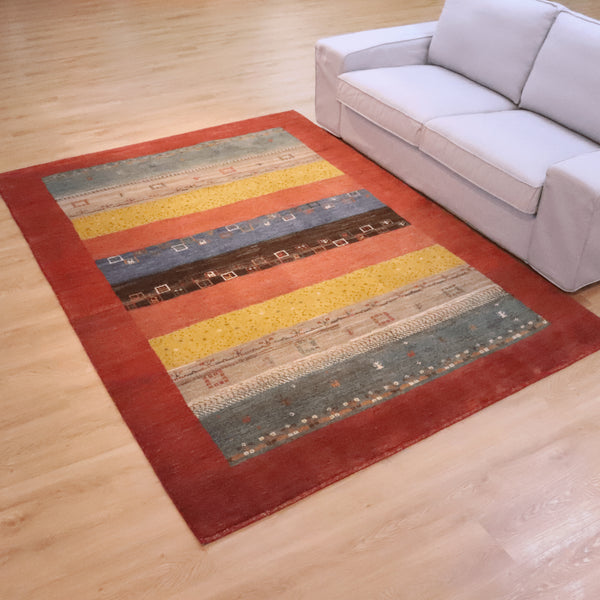 ギャッベ絨毯「春夏秋冬」9221438【243×173】