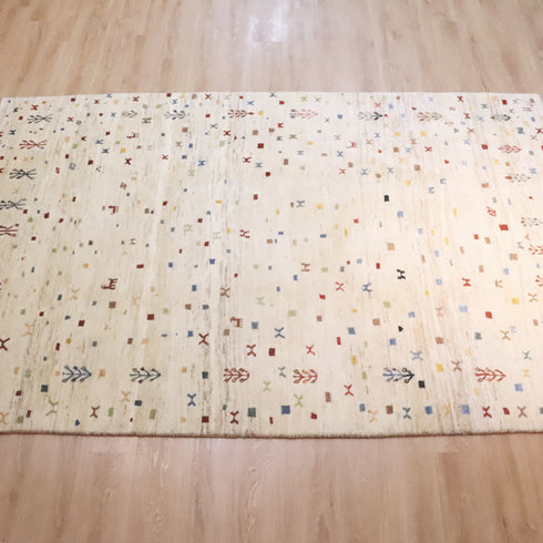 ギャッベ絨毯「宝箱のよう」9226893【304×204】