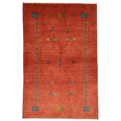 ギャッベ絨毯 「ヤギのシッポが...」 9231264【160×103】