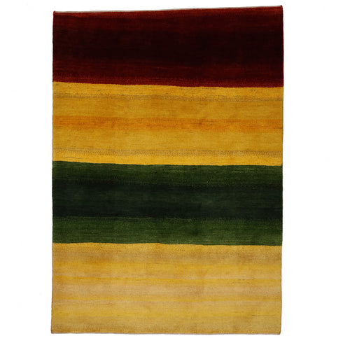 ギャッベ絨毯「信号機の色合い?」923198【221×157】