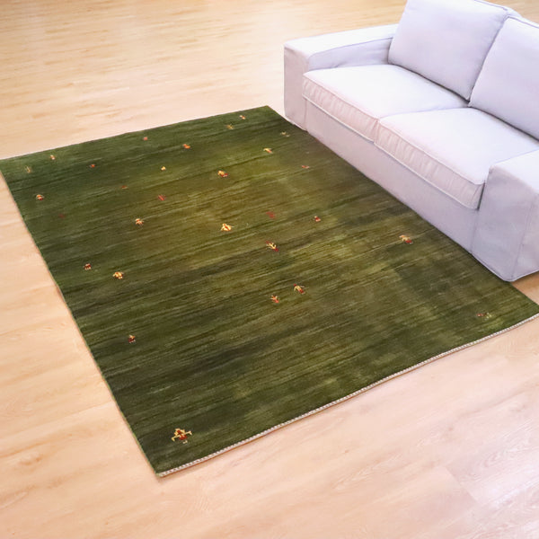 ギャッベ絨毯「ちょこちょこ配置された文様」9232149【233×167】