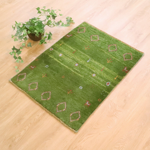 ギャッベ絨毯「糸杉?ひし形?」9233772【83×62】