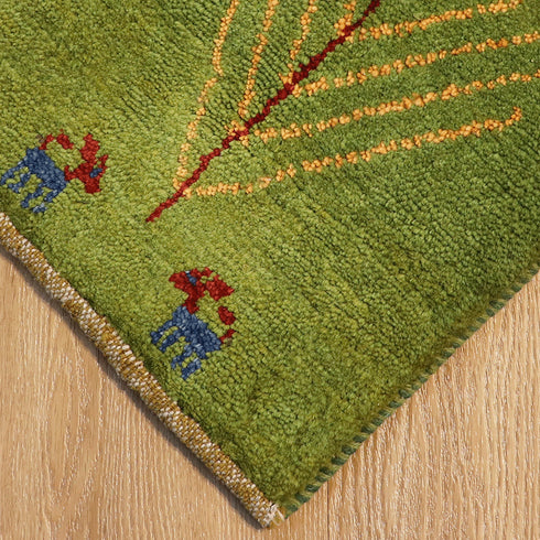 ギャッベ絨毯 9234327【31×31】