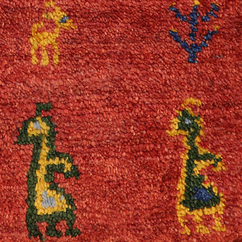 ギャッベ絨毯 9234376【33×35】