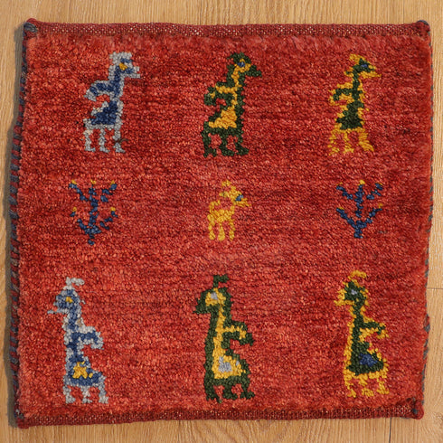 ギャッベ絨毯 9234376【33×35】