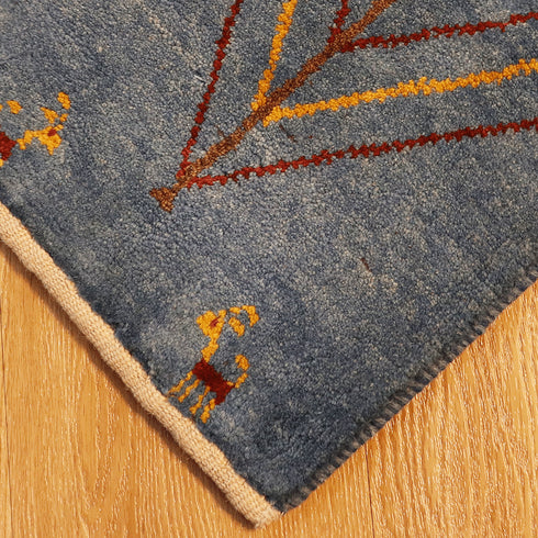 ギャッベ絨毯 9240215【30×30】