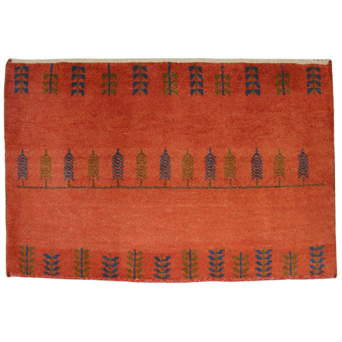 ギャッベ絨毯 「整列!!」 9241288【58×89】