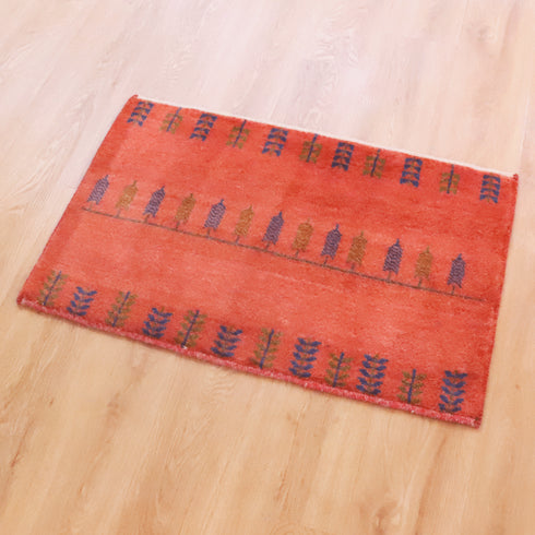 ギャッベ絨毯 「整列!!」 9241288【58×89】