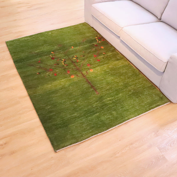 ギャッベ絨毯「ザクロの木」9242916【180×122】