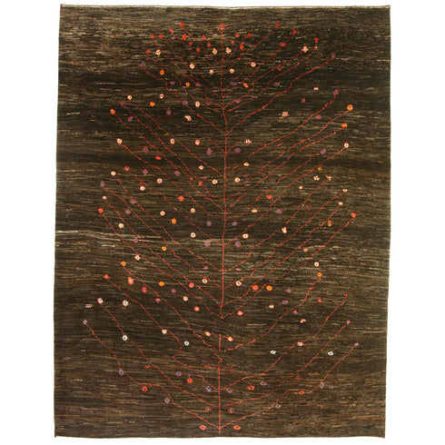 ギャッベ絨毯「落ち着いた生命の樹」9250191【225×174】