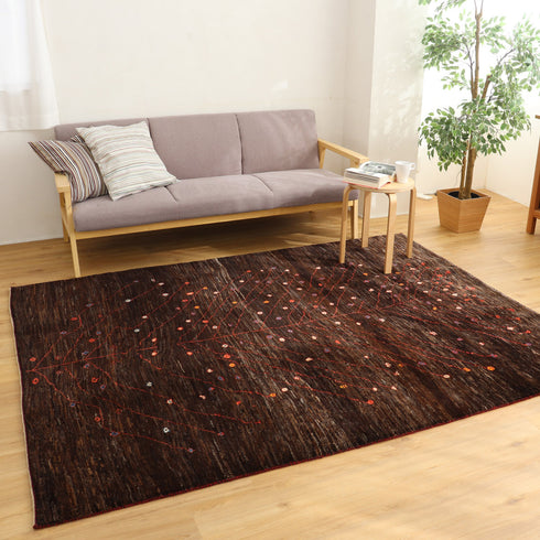 ギャッベ絨毯「落ち着いた生命の樹」9250191【225×174】