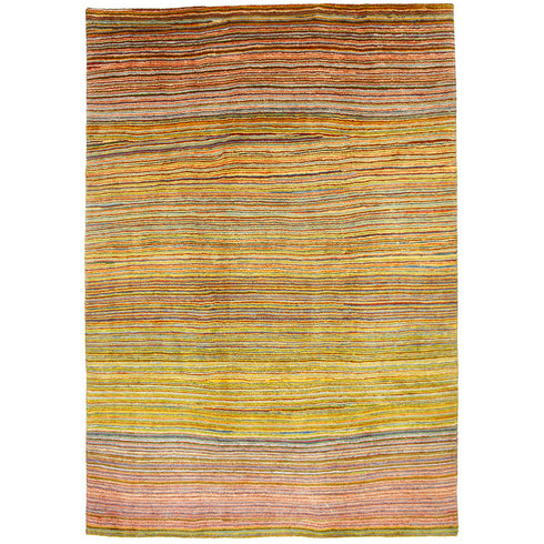 ギャッベ絨毯 「色の調べが奏でるボーダーギャッベ」 9251859【237×165】