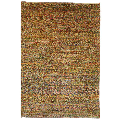 ギャッベ絨毯 「色つぶのじゅうたん」 9256273【145×100】