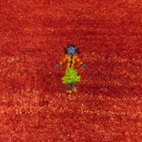 ギャッベ絨毯「絶妙な距離感」9256480【146×104】