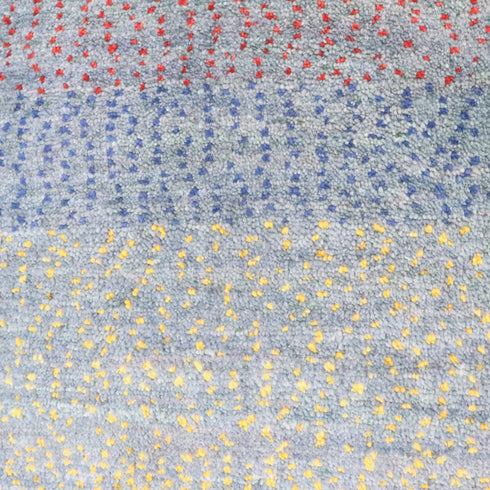 ギャッベ絨毯 「蒼穹の風景」 930231【290×216】