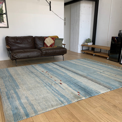 ギャッベ絨毯「金魚の水槽」930238【293×217】