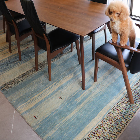 ギャッベ絨毯「金魚の水槽」930238【293×217】