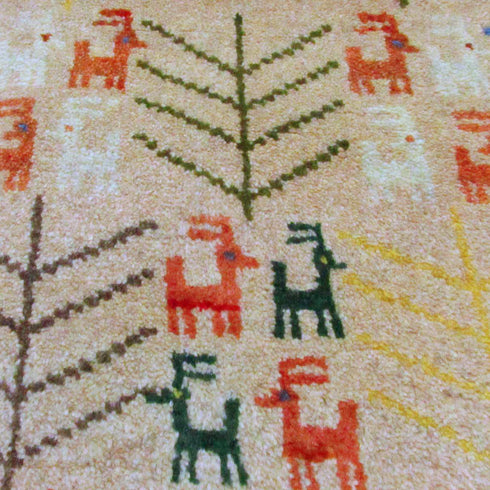 ギャッベ絨毯 「満員御礼」 9306379【85×63】