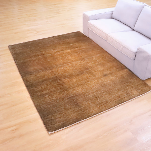 ギャッベ絨毯 「静かな大地を歩く」 9307257【228×158】