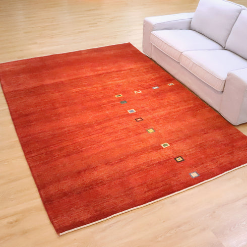 ギャッベ絨毯「生命のスクエア」 931318【273×186】