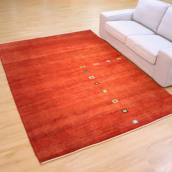 ギャッベ絨毯「生命のスクエア」 931318【273×186】