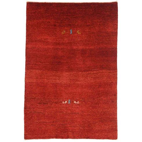 ギャッベ絨毯「控えめな文様」9314241【148×100】