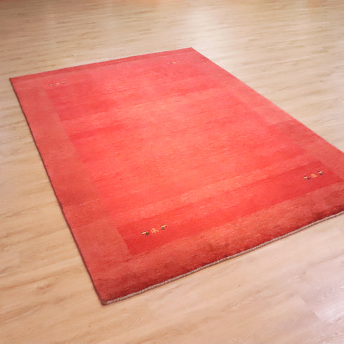 ギャッベ絨毯「四隅のかわいい文様」9314372【292×204】