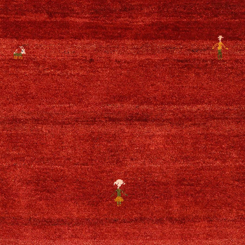 ギャッベ絨毯「みんなで棒立ち?」9316026【141×96】