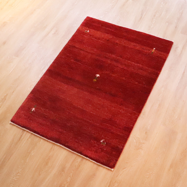 ギャッベ絨毯「みんなで棒立ち?」9316026【141×96】