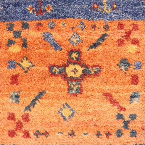 ギャッベ絨毯「花壇」9318605【287×202】