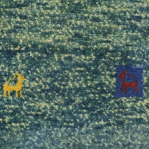 ギャッベ絨毯「涼しげな草原」9319719【261×175】