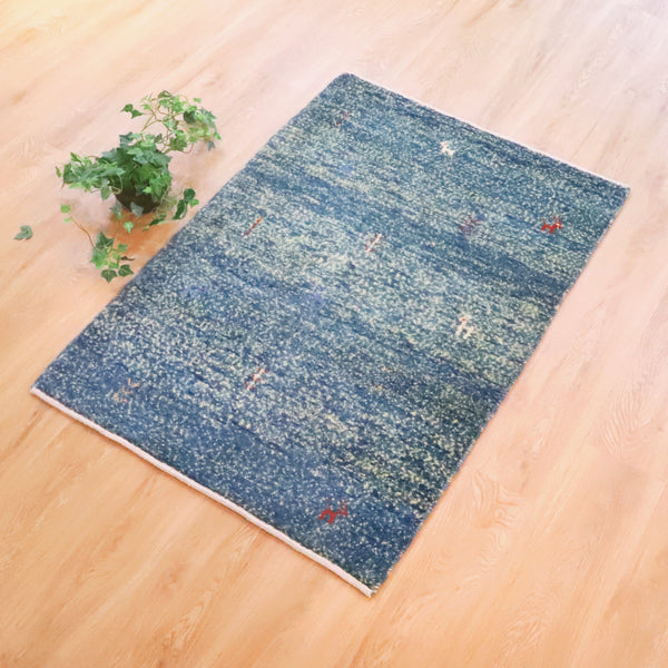 ギャッベ絨毯 「ドット柄」 9319729【125×86】