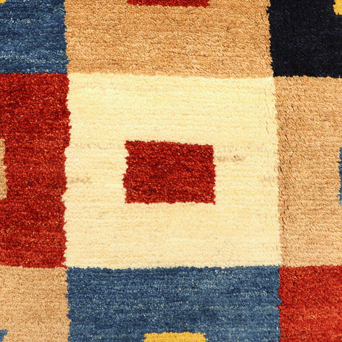 ギャッベ絨毯「モダンアート」9403355【173×117】