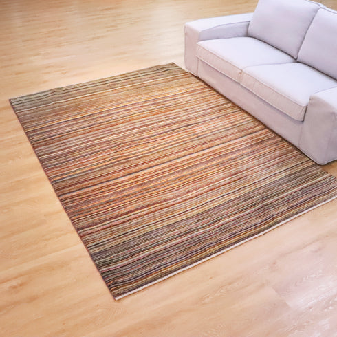 ギャッベ絨毯「表情を変える色のレイヤー」 9404691【238×170】