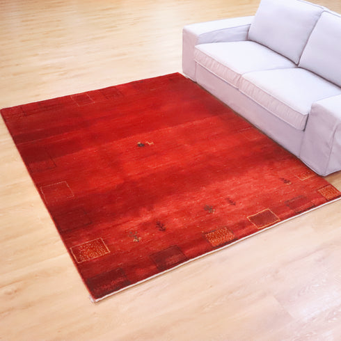 ギャッベ絨毯「フードがかわいい」9408124【215×171】