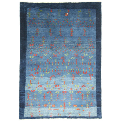 ギャッベ絨毯「文様がたくさん」9411979【143×101】