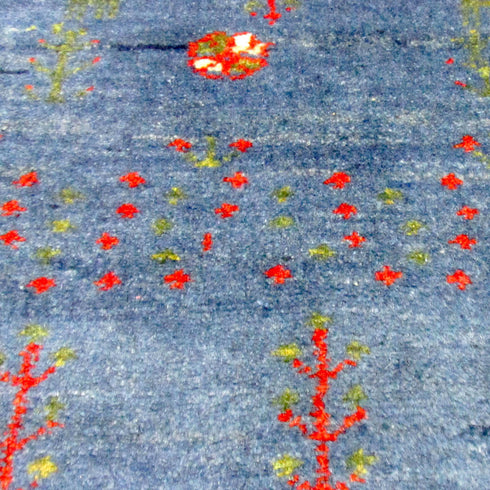 ギャッベ絨毯「文様がたくさん」9411979【143×101】