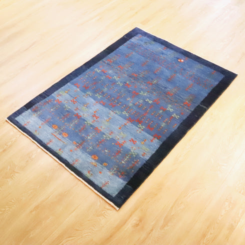 ギャッベ絨毯「文様がたくさん」9411979【143×101】